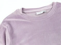 Name It lavender mist velvet short top